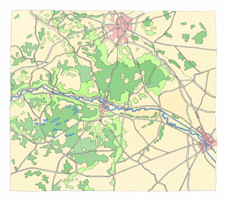 Carte de la Montagne de Reims